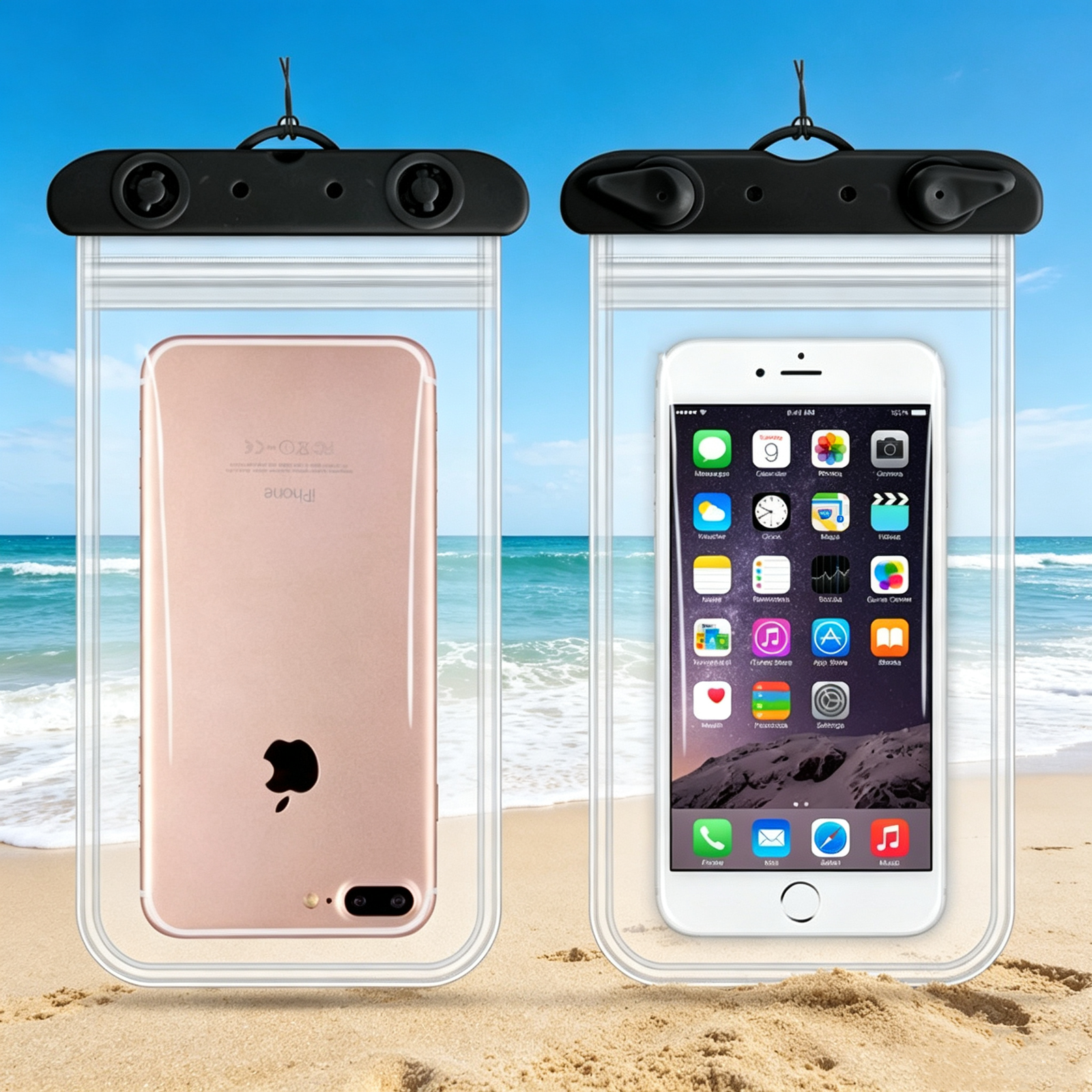 Outdoor Sport Camera - HD Touchscreen Photography Phone Waterproof Bag