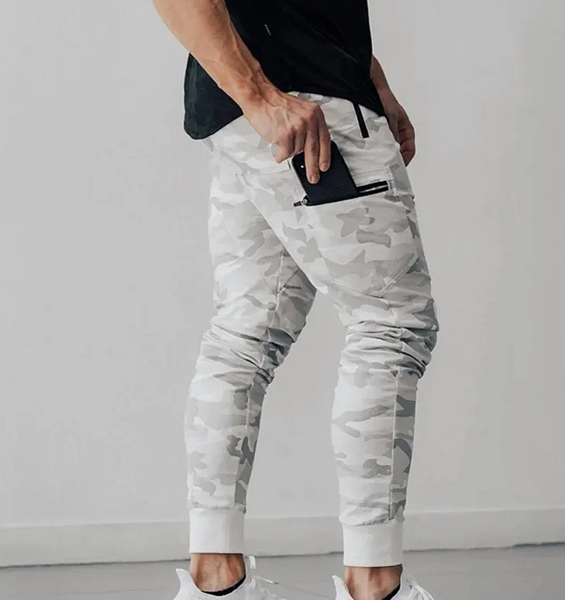 Outdoor Sport Hiking Pants - Men's Camouflage Sweatpants Gym Workout Fitness