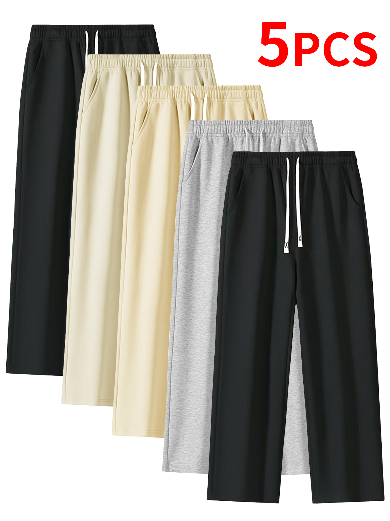 Outdoor Sport Hiking Pants - 5-piece set of men's casual pants,