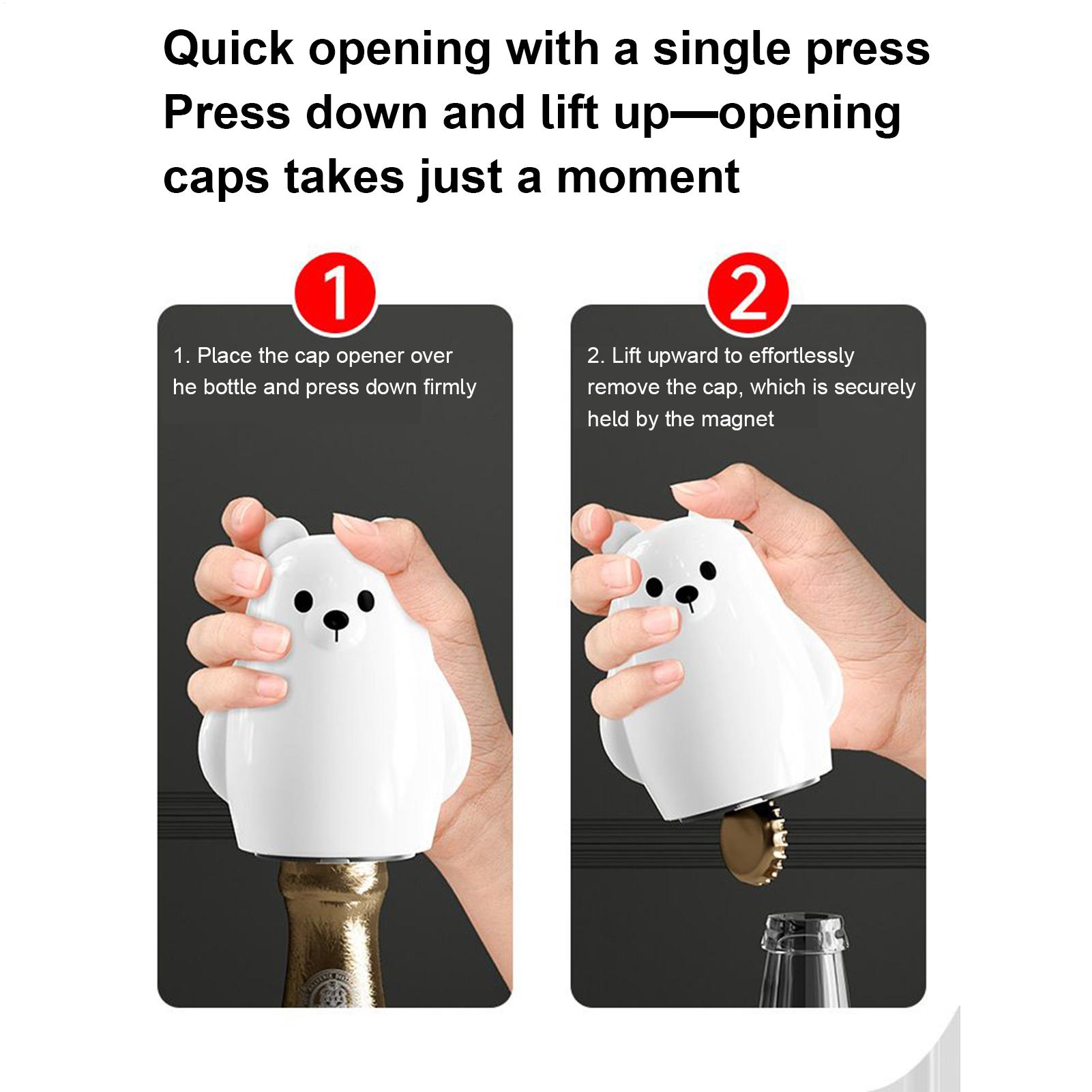 Press Bottle Opener Polar Bear - Outdoor Sport Games review and price