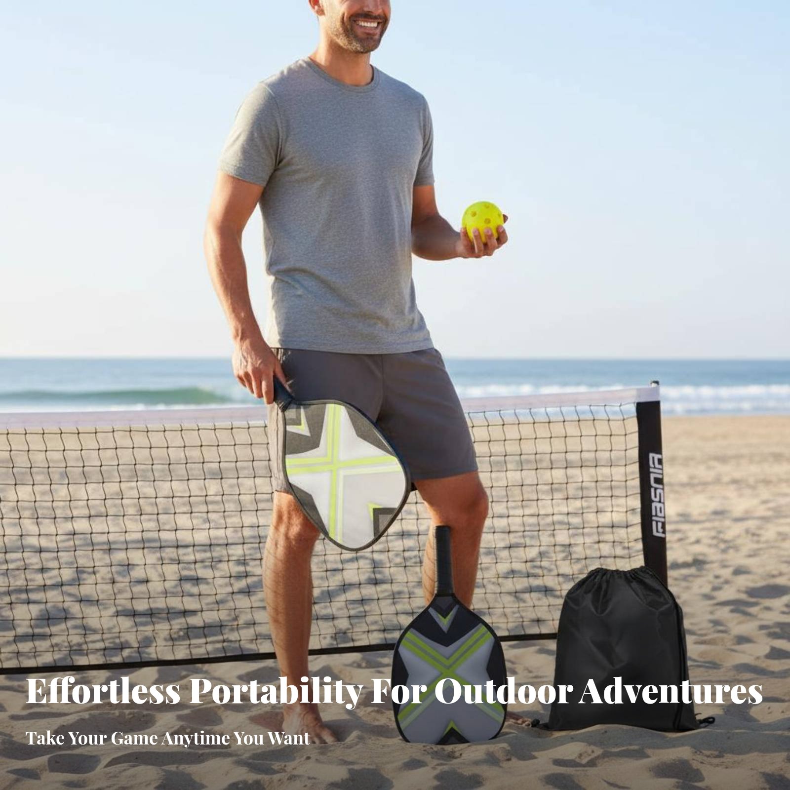 Wooden Pickleball Paddle Set P - Outdoor Sports Center review and price