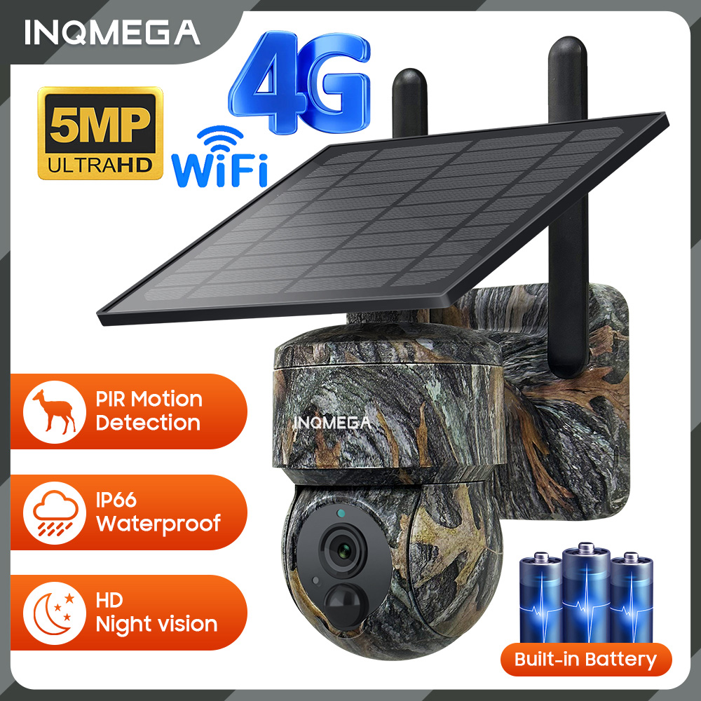 INQMEGA 5MP 4G / WIFI Solar Wi - Outdoor Sport Camera review and price