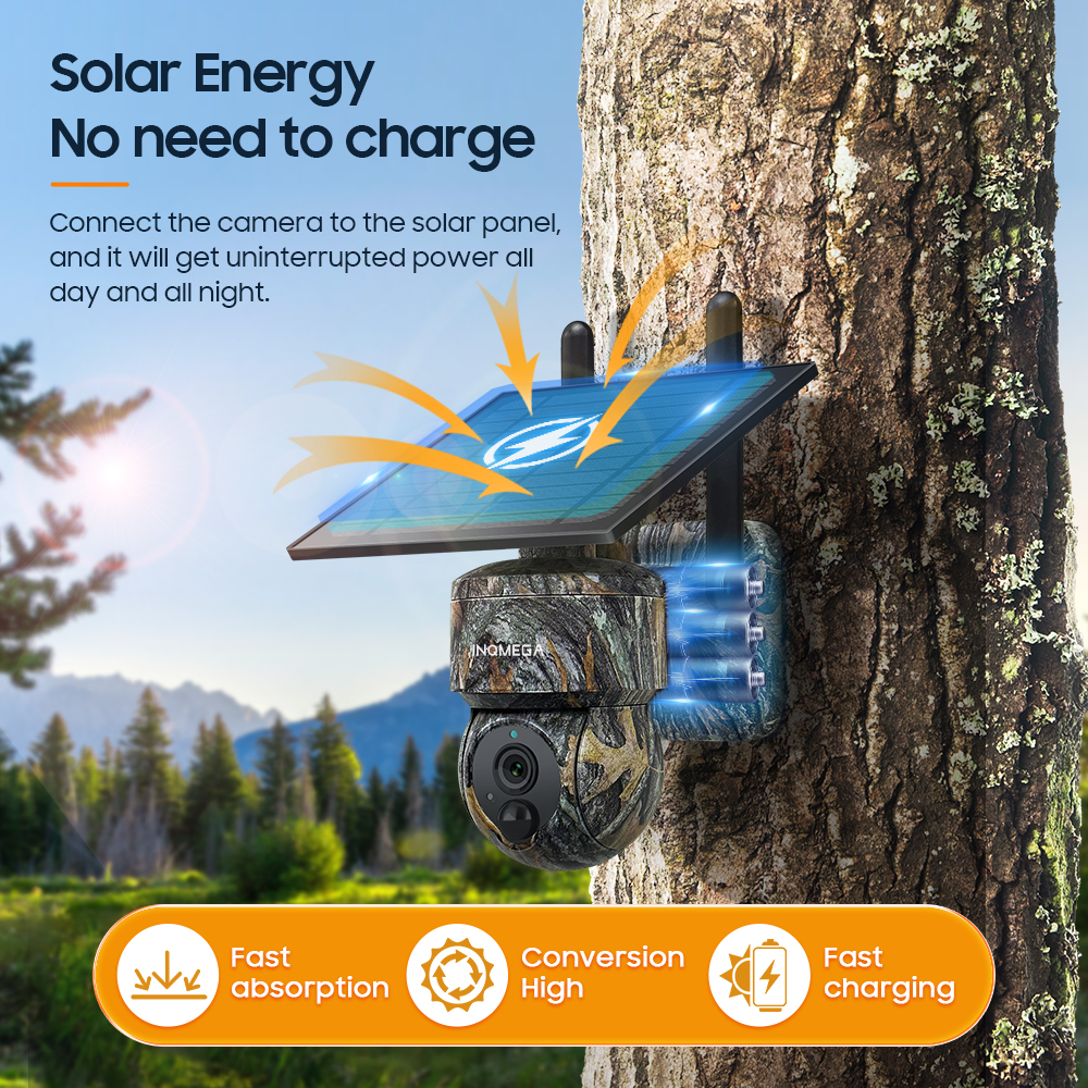 INQMEGA 5MP 4G / WIFI Solar Wi - Outdoor Sport Camera review and price