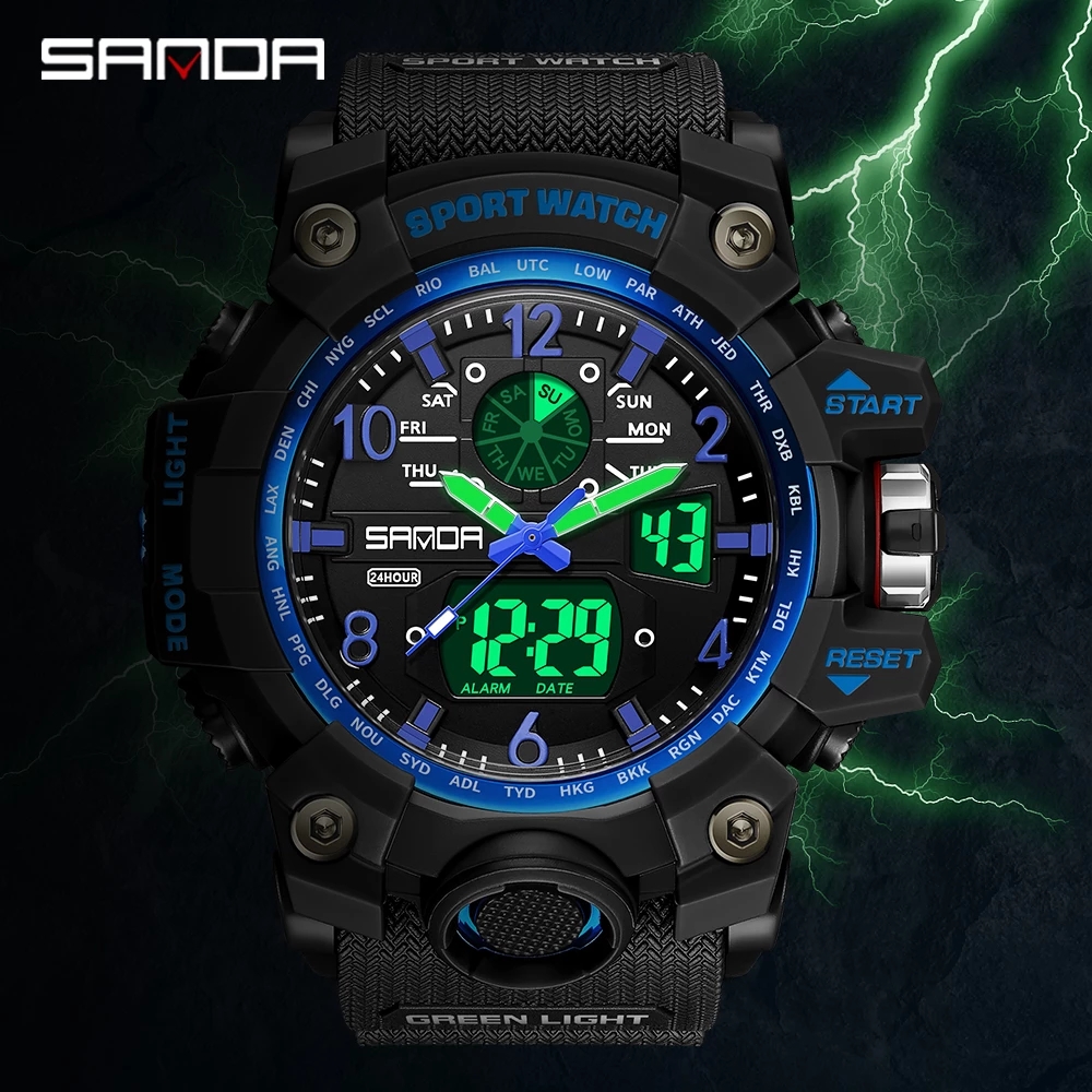 SANDA 30169 Top Sports Men's W - Outdoor Sport Smart Watch review and price