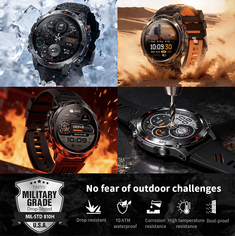 T-Rex 3 Pro Military Grade AGP - Outdoor Sport Smart Watch review and price