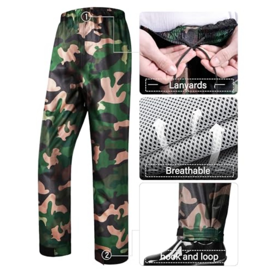 iCreek Rain Suit Waterproof Ja - Outdoor Sport Waterproof Pants review and price