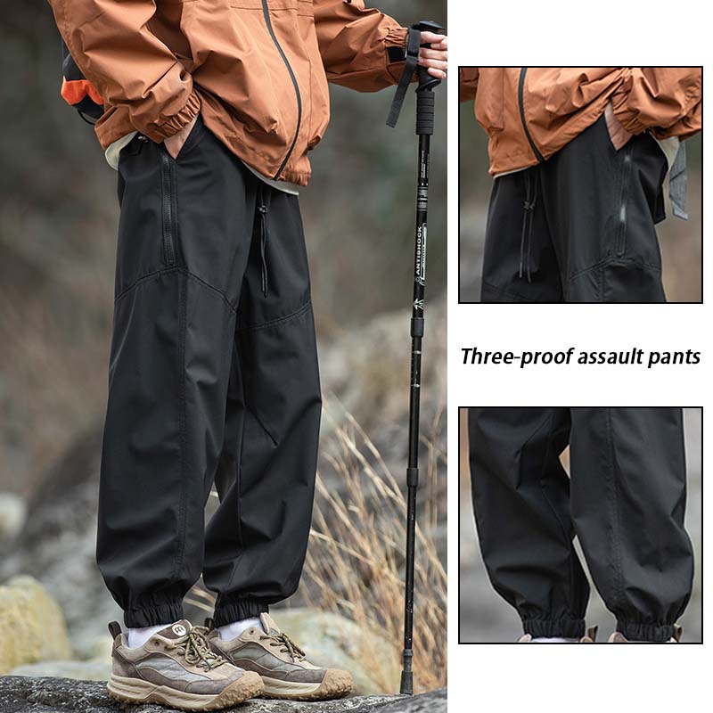 Men's Splicing Design Waterpro - Outdoor Sport Waterproof Pants review and price