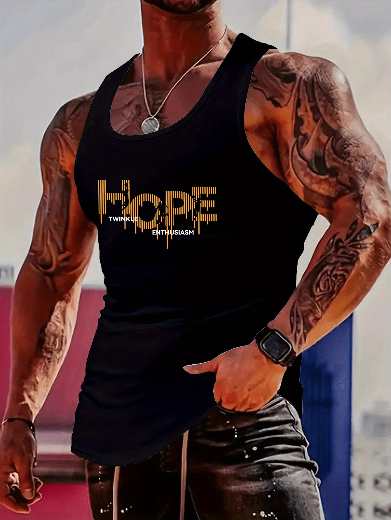 Fashionable trend muscular man - Outdoor Sports review and price