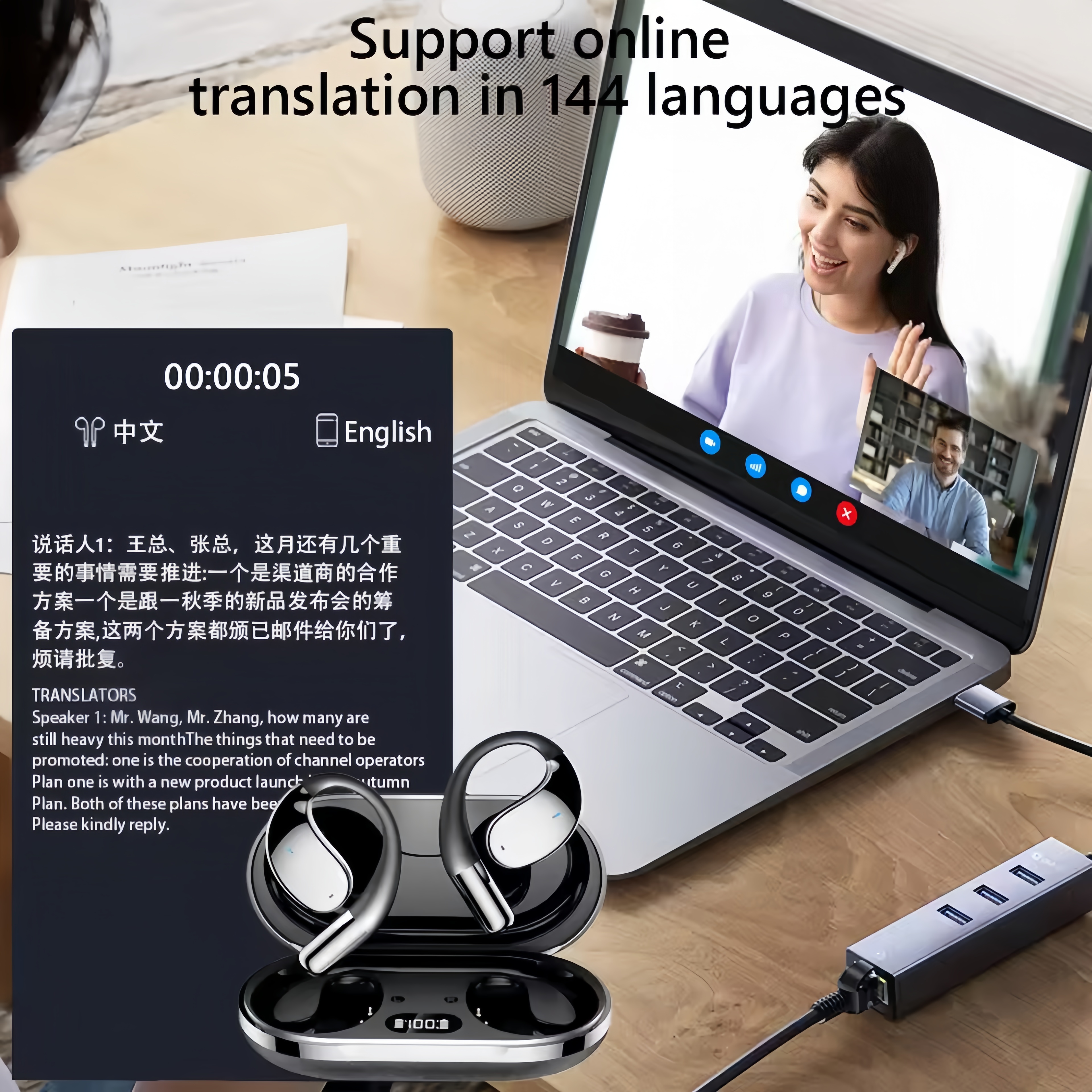 2026 New AI Translation Earbud - Outdoor Sport Games review and price