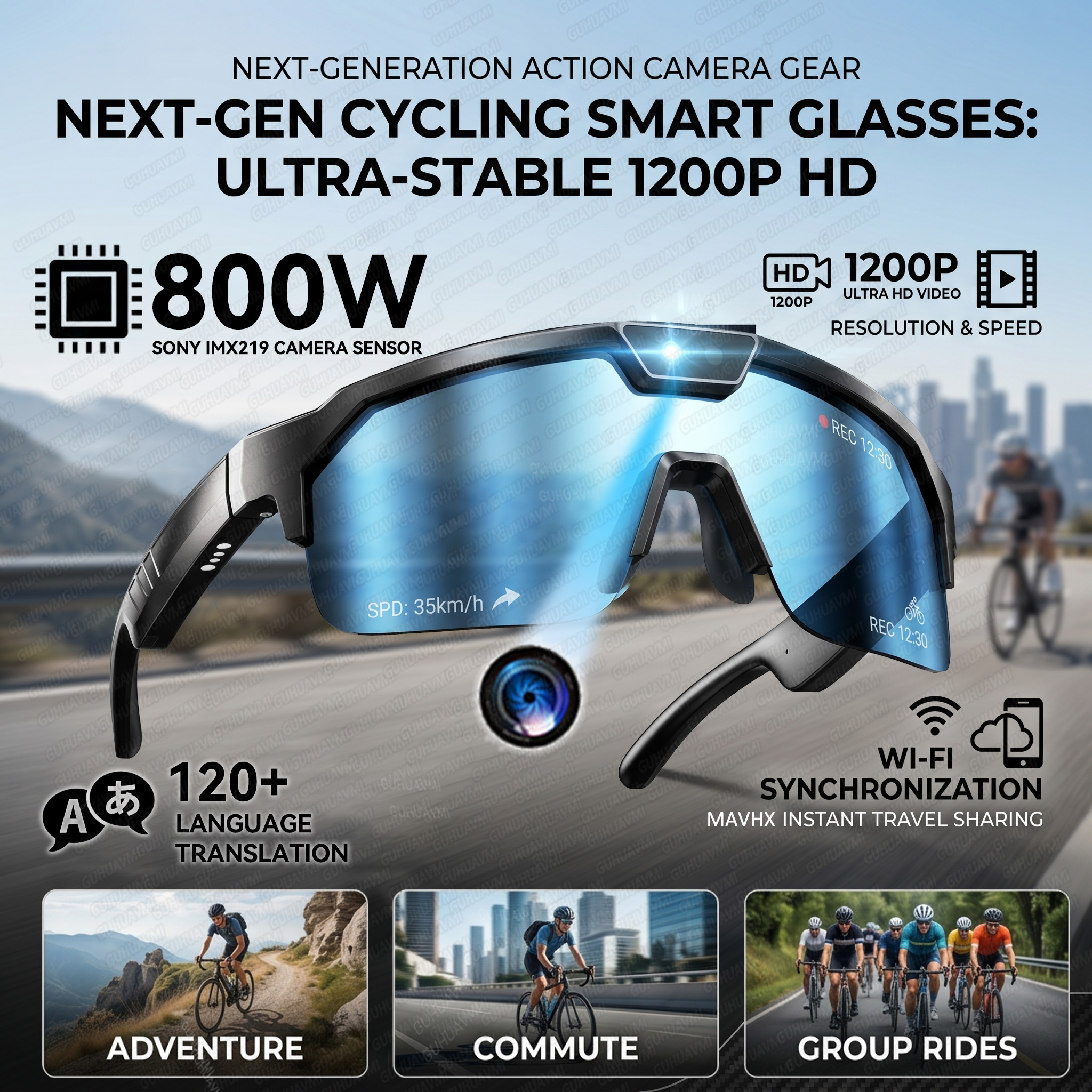 Smart Glasses with 4K HD Anti- - Outdoor Sport Camera review and price