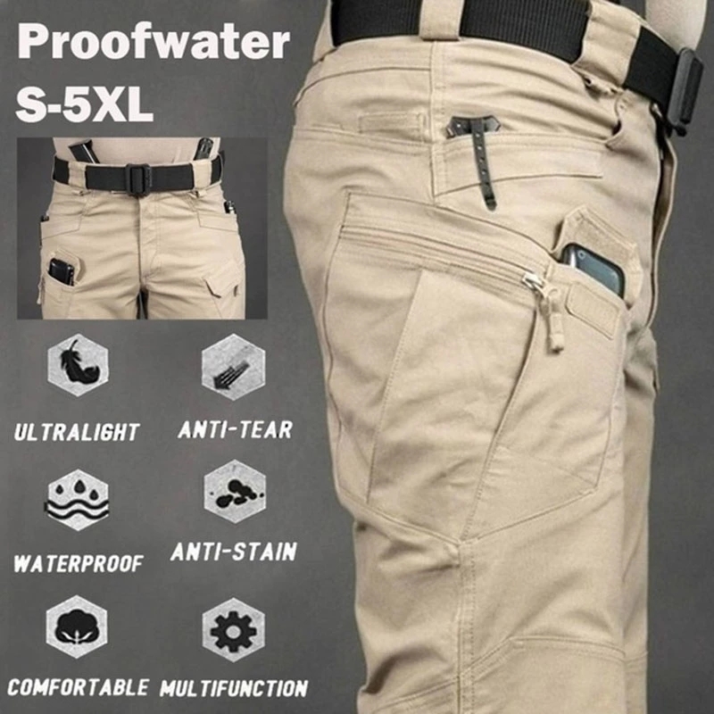 Men's Tactical Cargo Pants 6XL - Outdoor Sport Hiking Pants review and price
